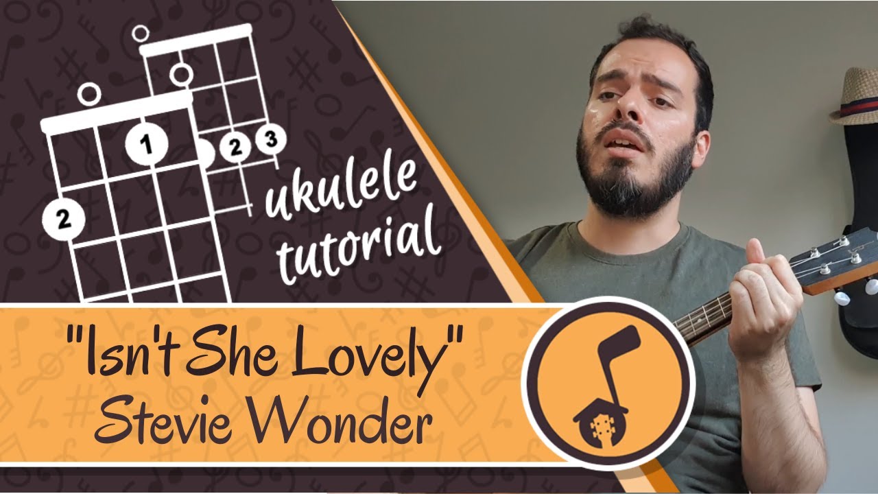 Stevie Wonder - Isn't She Lovely | Ukulele cover tutorial