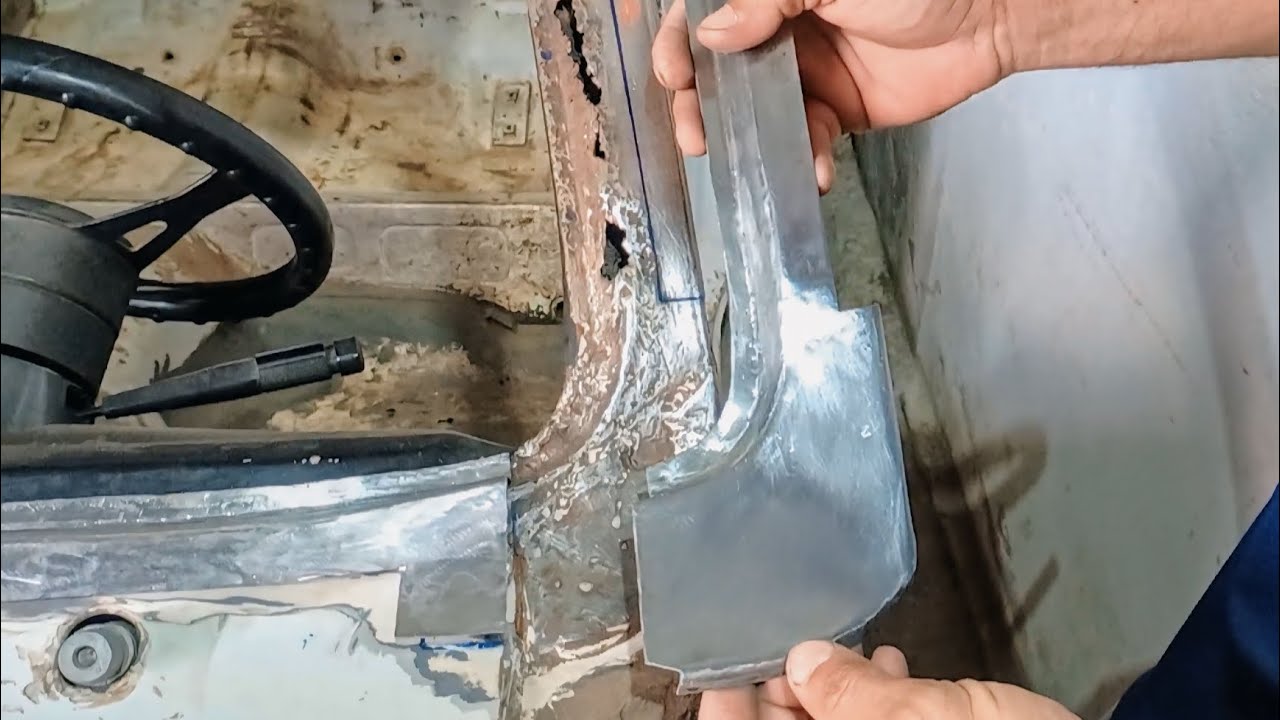 Funilaria Artesanal - Fabricando Colunas de teto - Chevette Bicudo