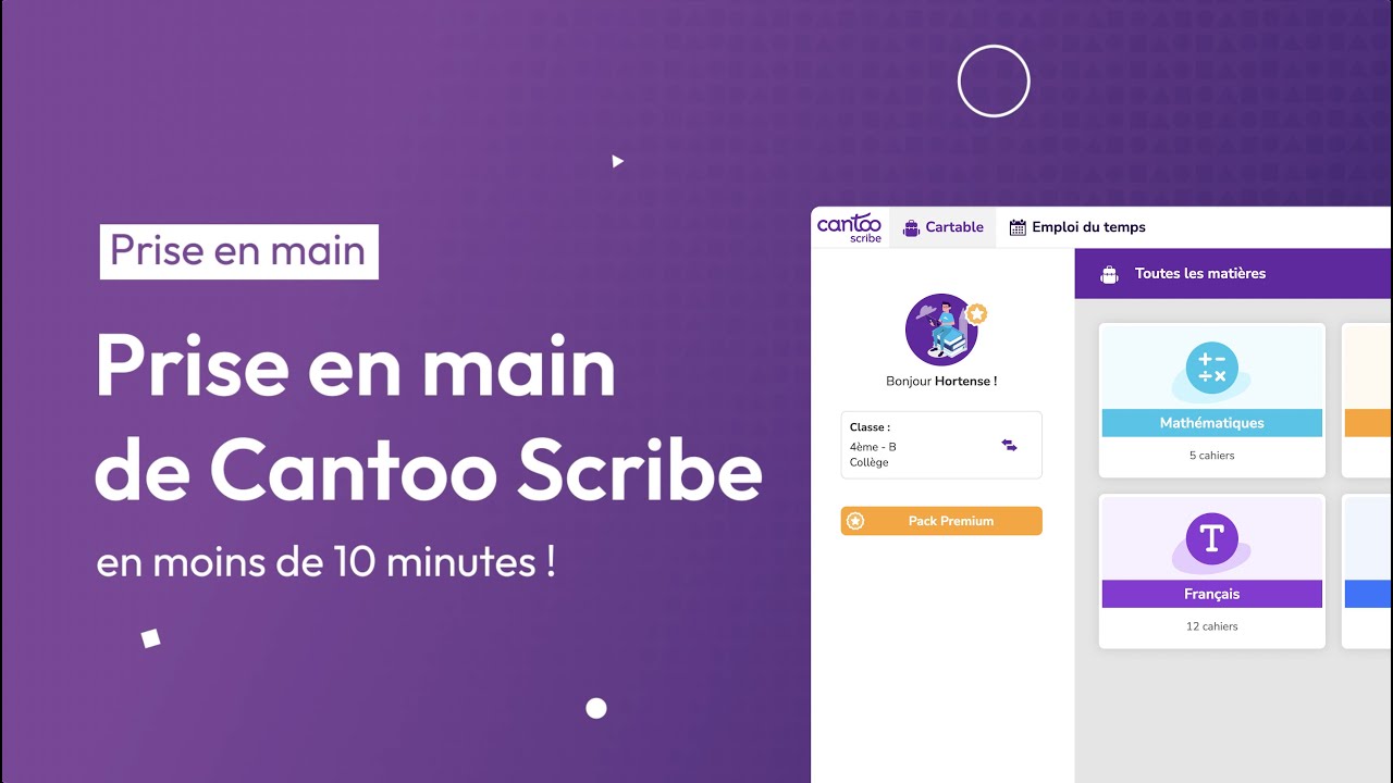 Prise en main de Cantoo Scribe en moins de 10 minutes - Les tutoriels Cantoo Scribe