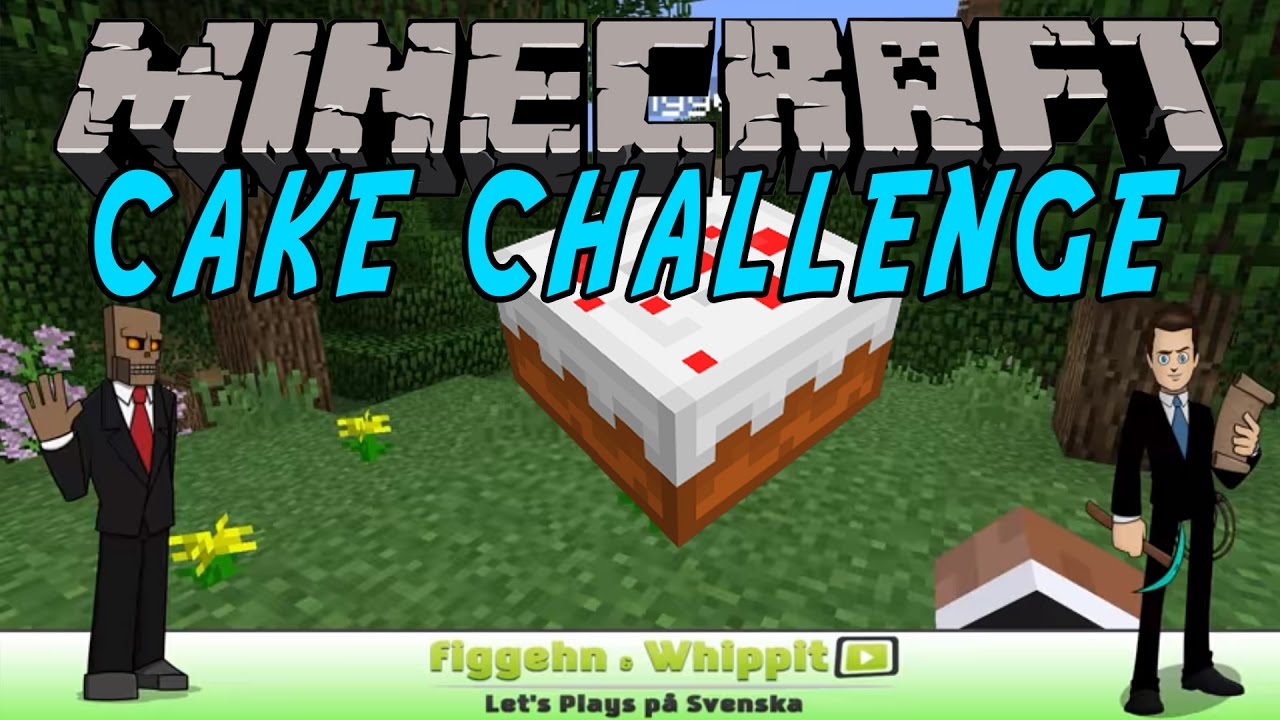 Minecraft på Svenska | Tårt-Challenge med figgwhipp