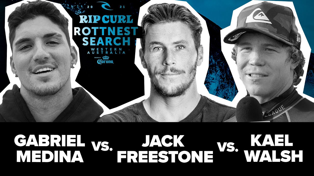 Gabriel Medina / Jack Freestone / Kael Walsh HEAT REPLAY Rip Curl Rottnest Search Seeding Round