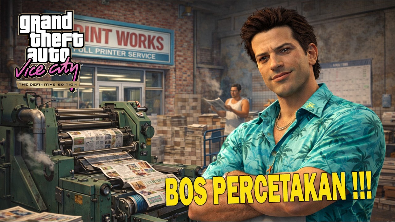 TOMMY SUDAH MEMILIKI ASET PERCETAKAN !!! l Grand Theft Auto: Vice City