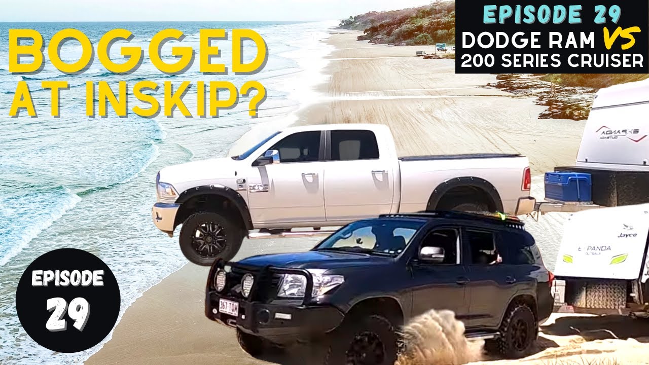 DODGE RAM против LAND CRUISER 200-й серии | Поездка на остров Фрейзер | Мы застряли в Inskip? — Э...