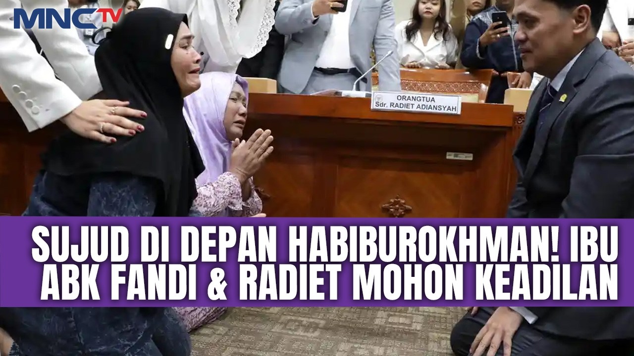 Demi Cari Keadilan Anak, Ibu ABK Fandi & Radiet Sujud di Depan Ketua Komisi III DPR!