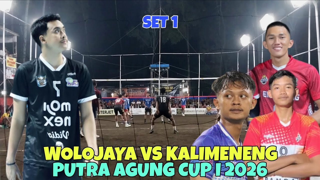 Putra Agung Cup || Wolojaya Vs Kalimeneng || Koeri Tegar Gareng Afand Libero Restu Tyo Navis