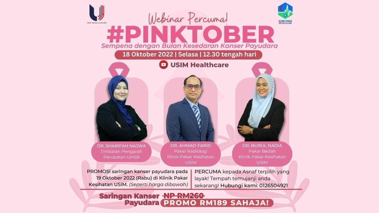 PINKTOBER: BULAN KESEDARAN KANSER PAYUDARA