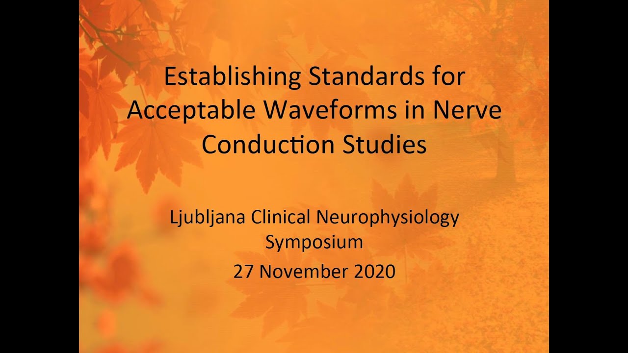 Vincent Tranchitella: Establishing standards for acceptable waveforms in nerve conduction studies