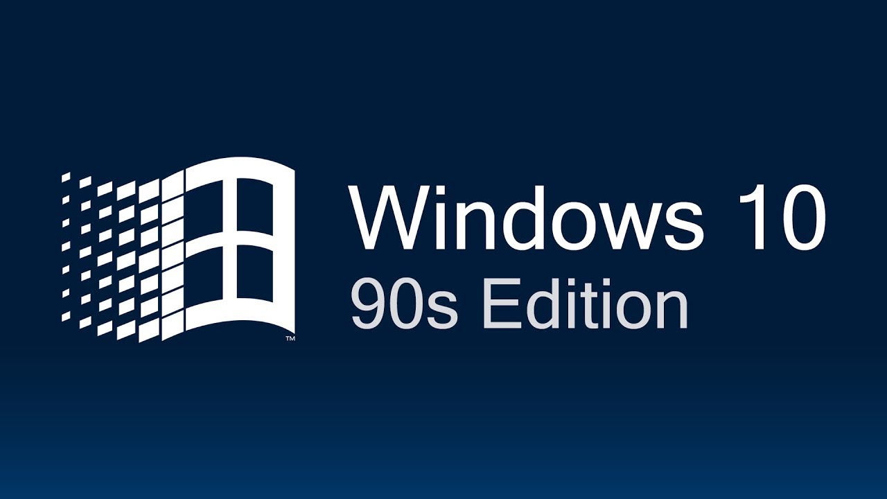 Windows 10 &mdash; 90s Edition (Concept by Avdan)