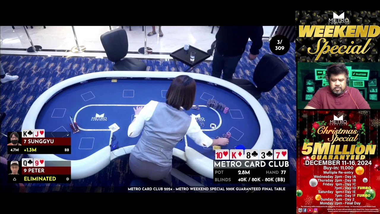 Metro Card Club 2024 - Metro Weekend Special 500K Guaranteed Final Table