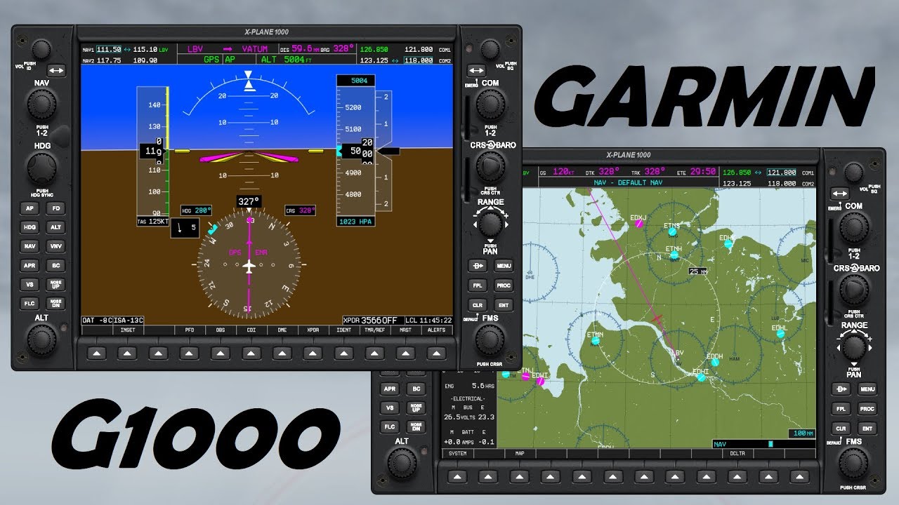 Tutorial (Deutsch) - XPlane 11 GARMIN G1000