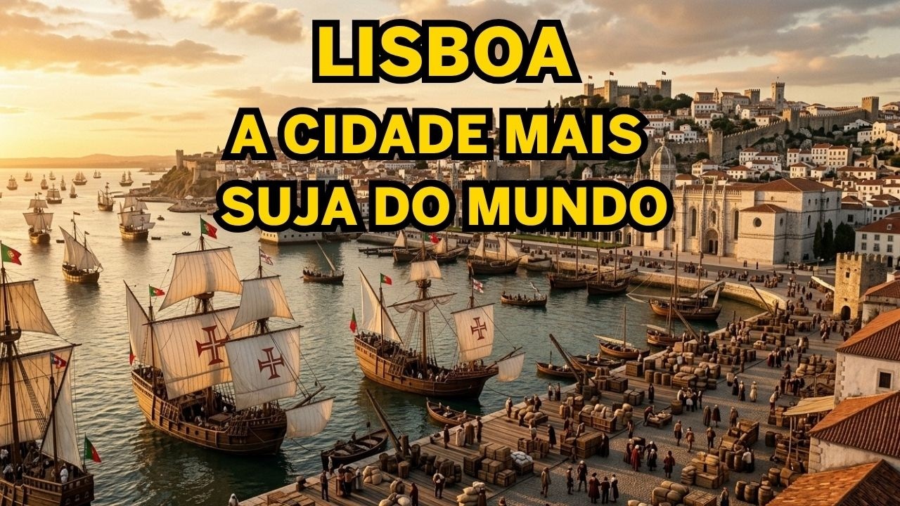 Por Que Você Não Sobreviveria na Cidade Mais Rica do Mundo | Lisboa 1500 (Reconstrucao com IA)