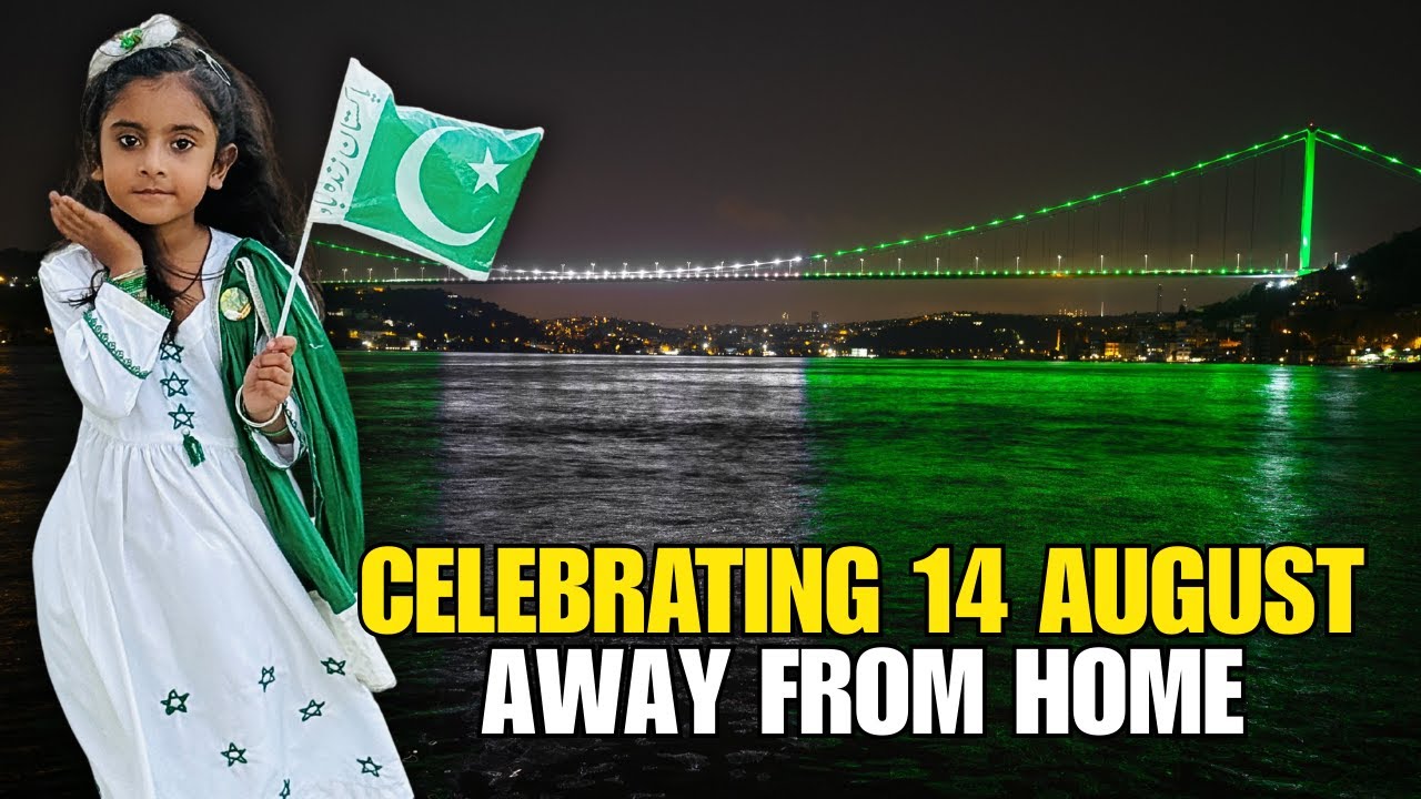 Dua Arslan Celebrates Pakistan Independence Day in Istanbul! 🇵🇰