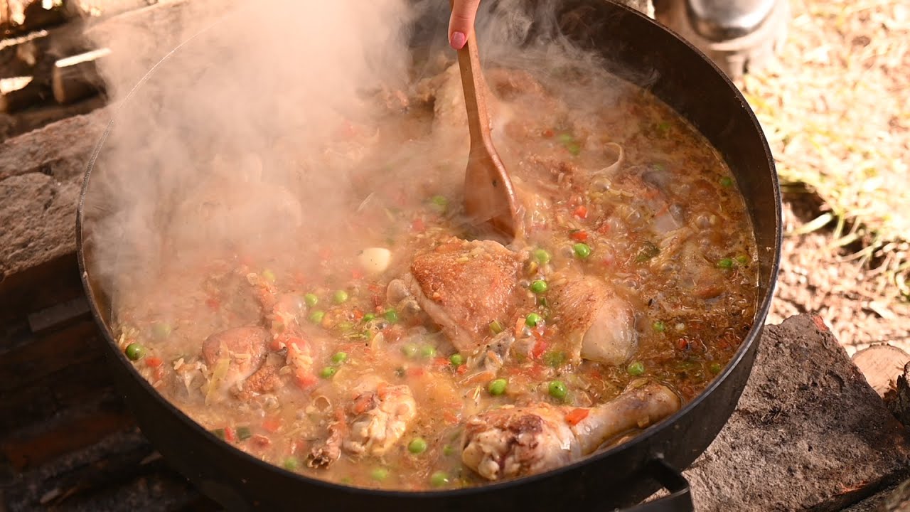 ARROZ CON POLLO AL DISCO -  LA RECTA MAS RICA
