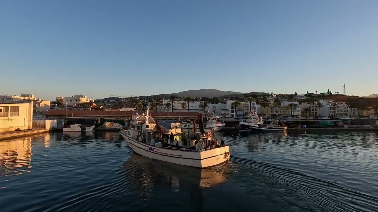 POV: Recalada en puerto del pesquero Dolores Lazo tras una marea de pesca.