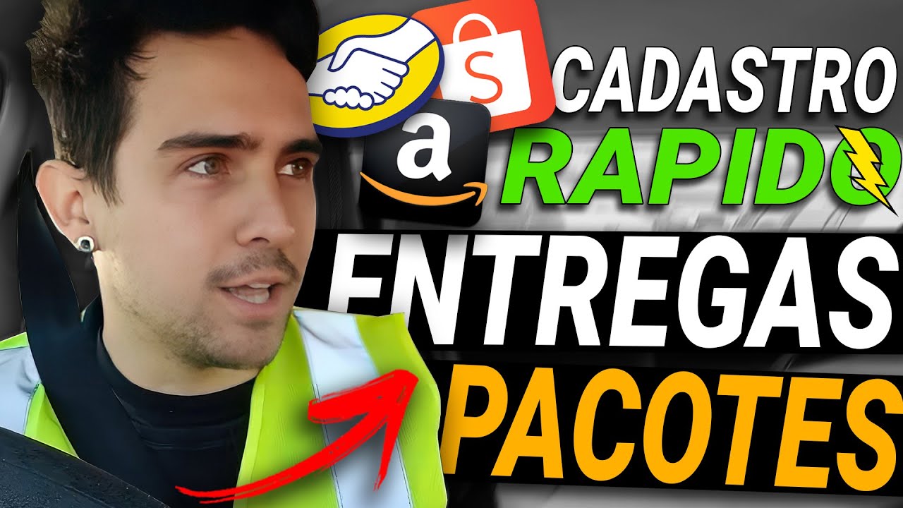 5 LOGÍSTICAS pra virar ENTREGADOR SHOPEE, MERCADO LIVRE & AMAZON ( Cadastro Rápido⚡ )
