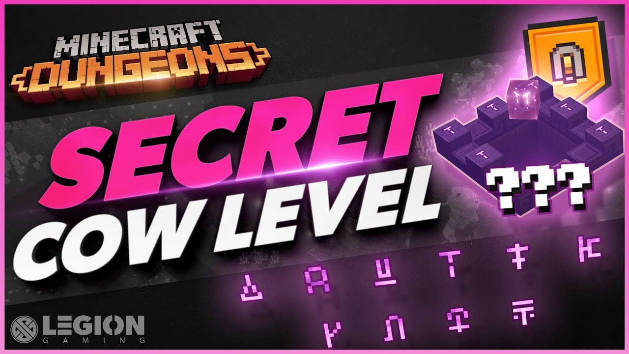 Как открыть секретный уровень с грибами в Minecraft Dungeons