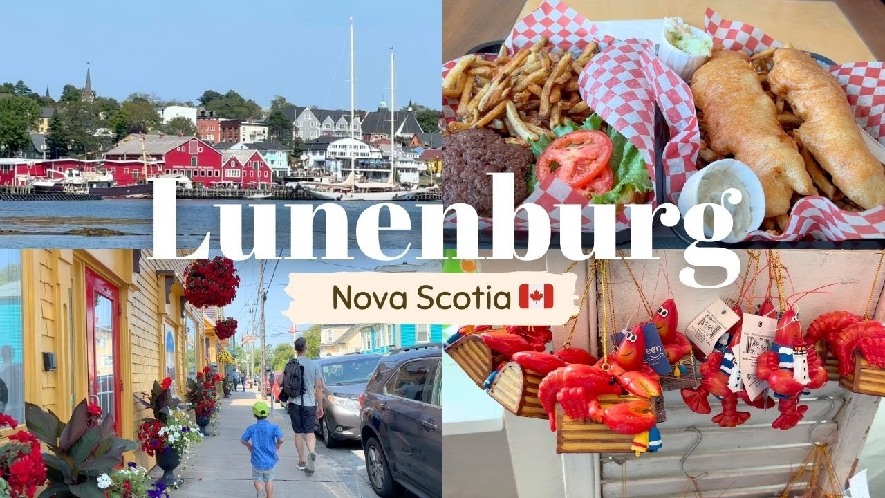 [Vlog] A Day Trip to Lunenburg 🇨🇦 | Beautiful town in Nova Scotia 🦞🚢