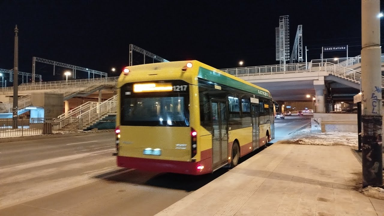 Volvo 7900 Electric 12,0m #1217 MPK Łódź linia 86 [PRZEJAZD]