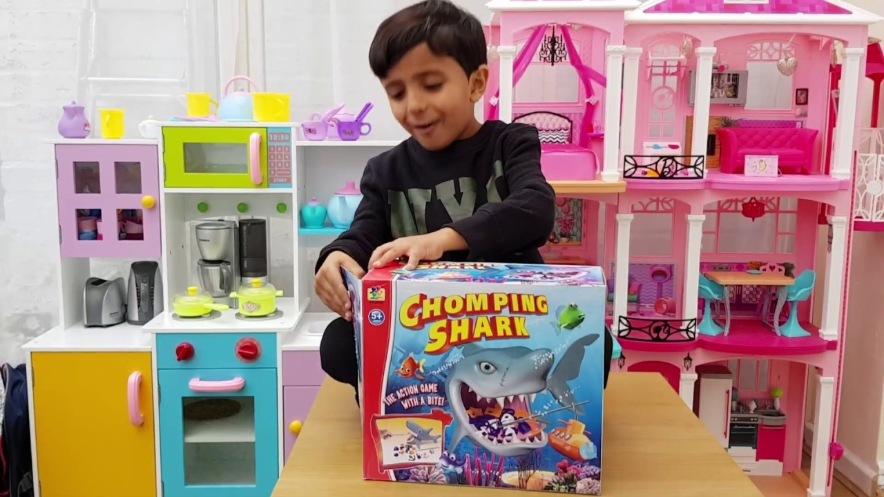 Chomping shark game for kids  لعبة القرش الجائع للاطفال