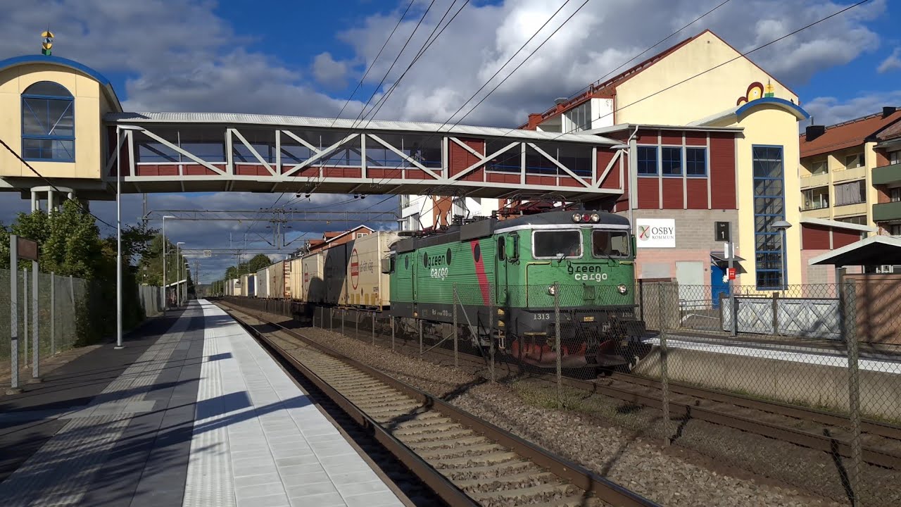 Godståg i Osby (På Osby station) - Del 2