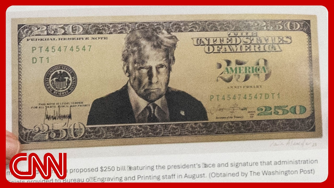 Trump's face on a $250 bill?