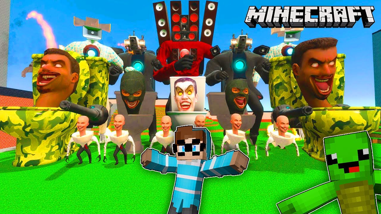 DIE XXL SKIBIDI TOILET ARENA in Minecraft!