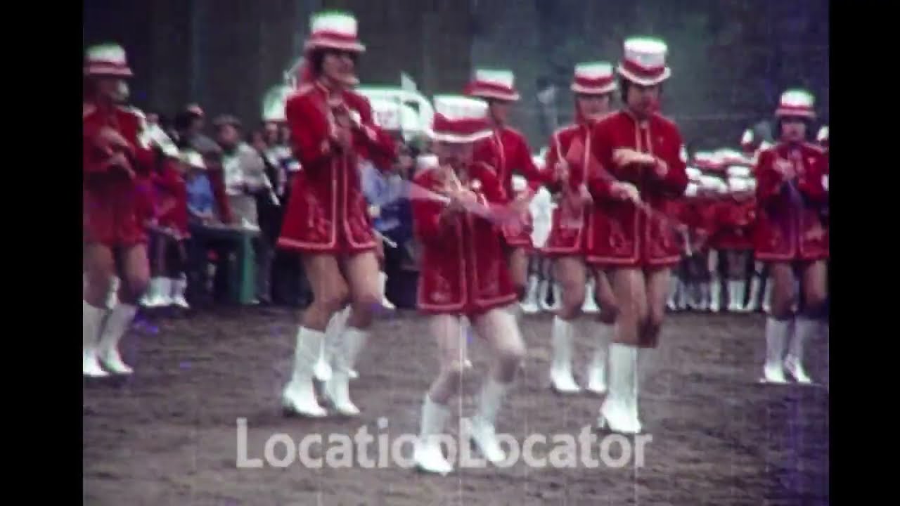 Festival of majorettes, Crécy-la-Chapelle, France  1976