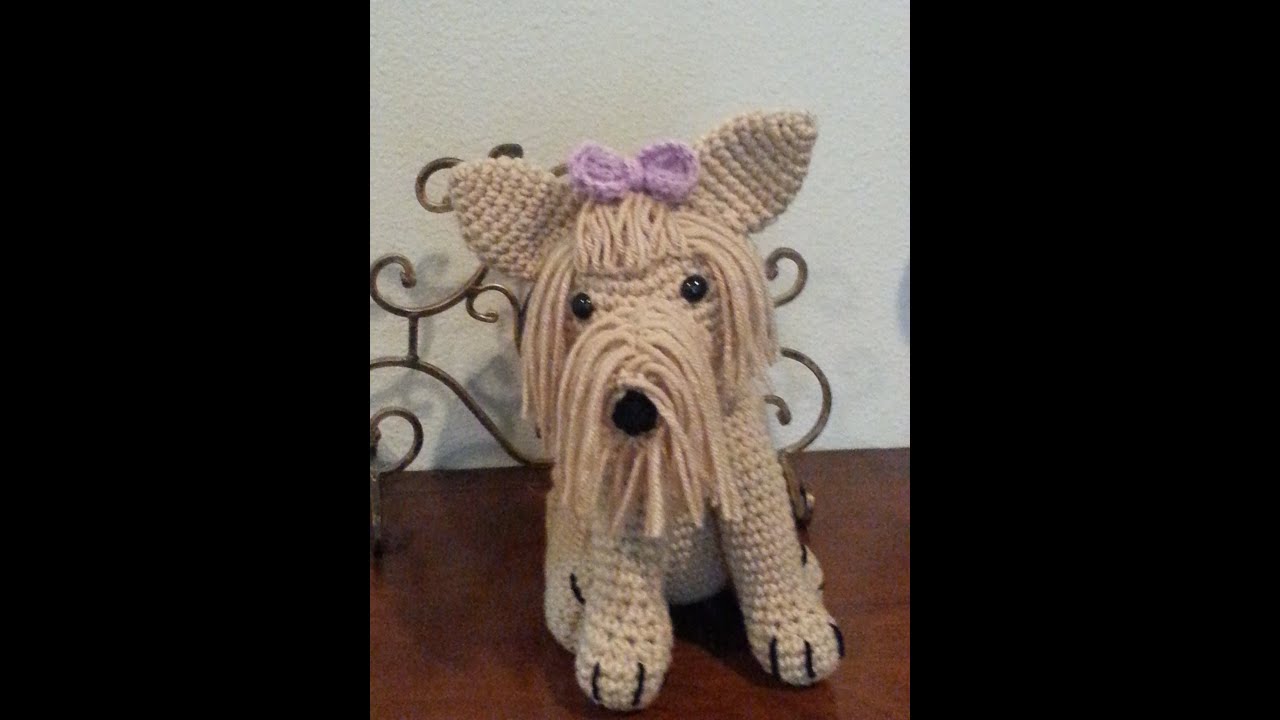 Crochet Amigurumi Yorkie Dog Part 3 DIY tutorial