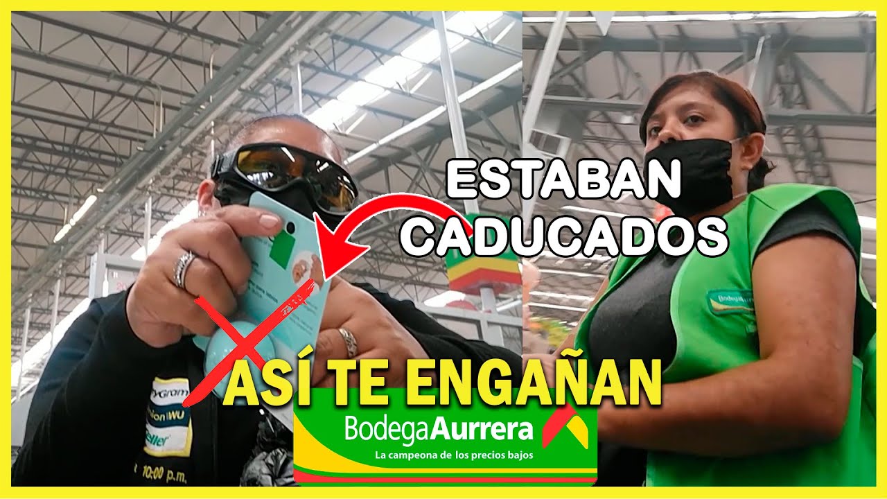 ¡ASÍ TE ESTAFAN! en BODEGA AURRERA #2 - REETIQUETAN productos CADUCADOS
