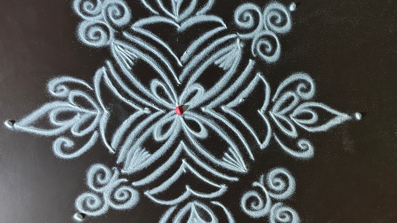 3*3dot's daily kolam for beginners 🌹//rangoli @tararangoliworld35 