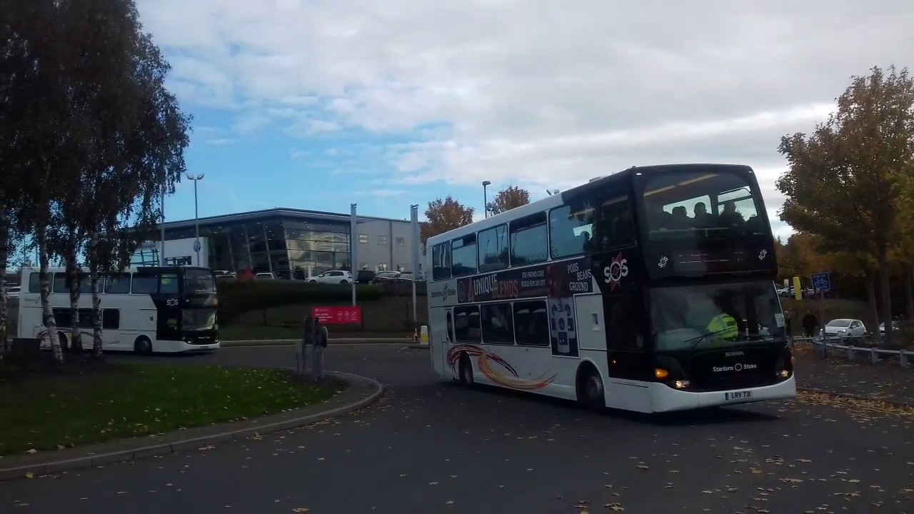 Birmingham football supporters arrive at Stoke Stadium