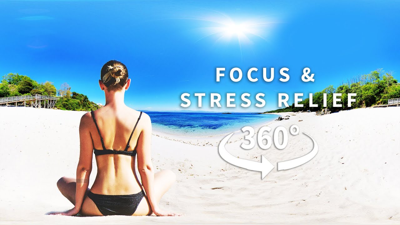 INSTANT STRESS RELIEF & BREATHING EXERCISE  - 15 MINUTE IMMERSIVE GUIDED MEDITATION 🙏 4K [VR/360&deg;]
