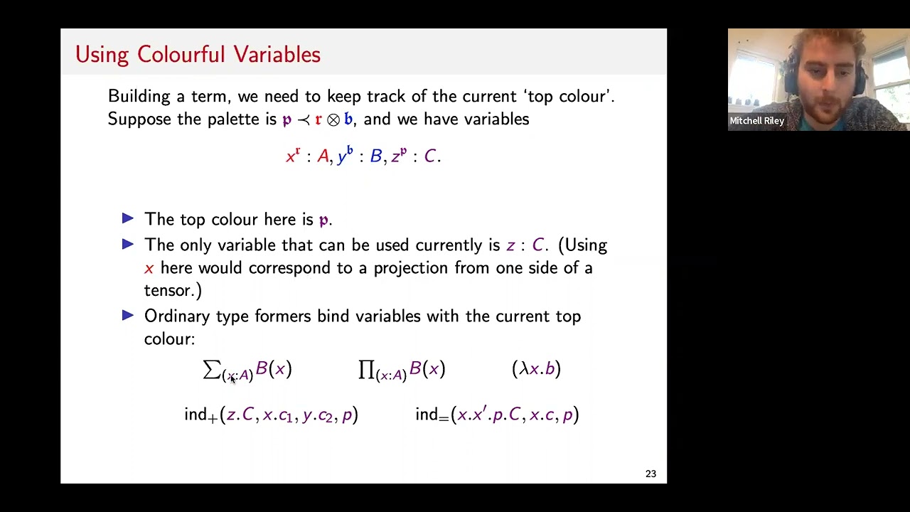 Mitchell Riley, Linear Homotopy Type Theory