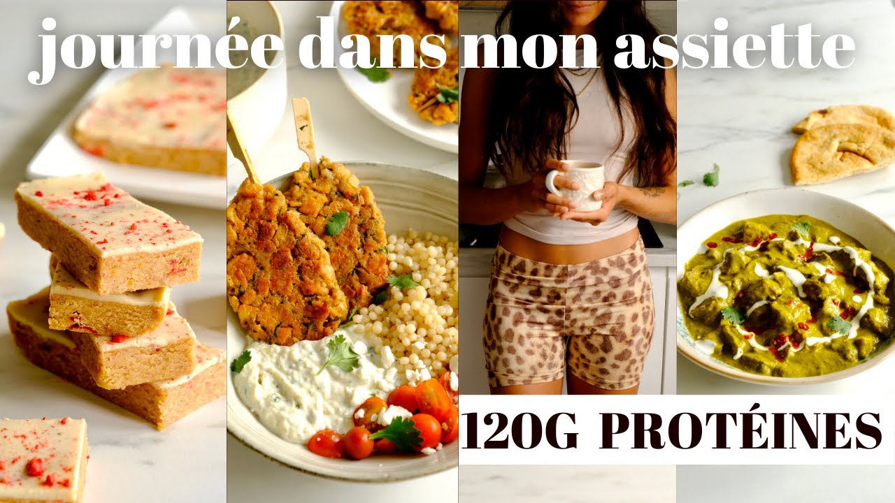 JOURNÉE DANS MON ASSIETTE | VEGAN, 120G PROTÉINES