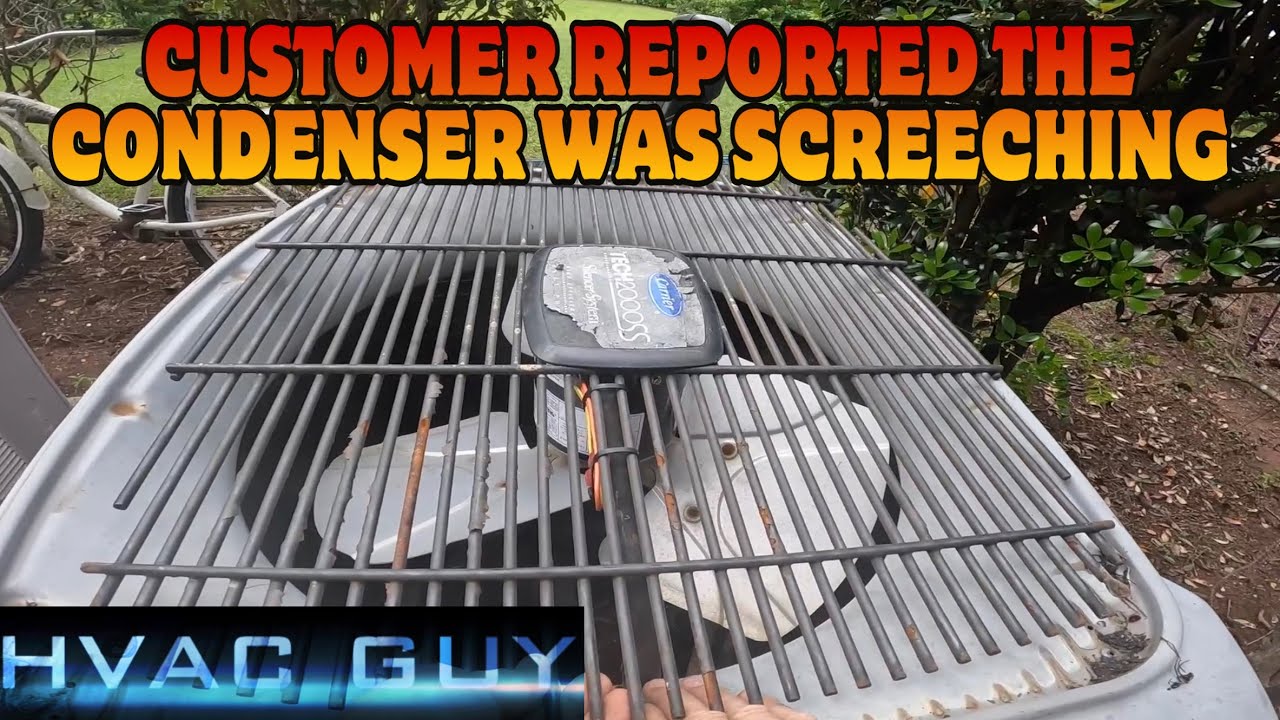 Really Loud Screeching Noise Coming From the AC! #hvacguy #hvaclife