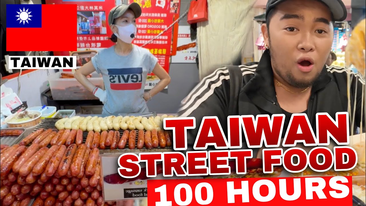 100 HRS UNLI STREET FOOD IN TAIWAN 🇹🇼 ULTIMATE FOOD TRIP CHALLENGE 