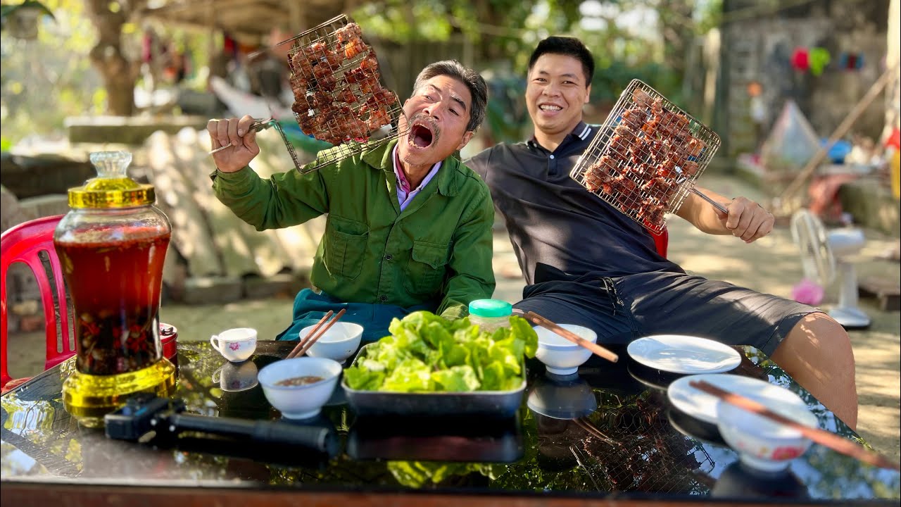 Thưởng Thức Đồ Hoang Dã Cùng Bác Thông Và Khán Giả Bất Ngờ Đến Thăm | HUY ANH TV
