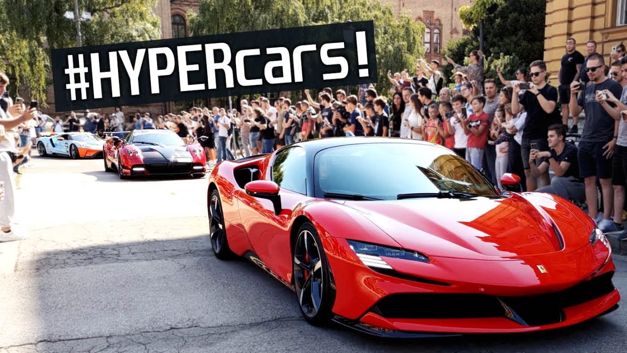 HyperCars - Pagani Huayre R, Bugatti Divo, Ferrari F40, LaFerrari, Koenigsegg, Rimac Nevera...