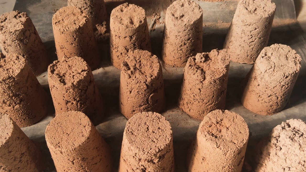 ASMR Super Dusty Soft Red Dirt Crumbling in Water💧, Snappy Crunchy Crispy Texture