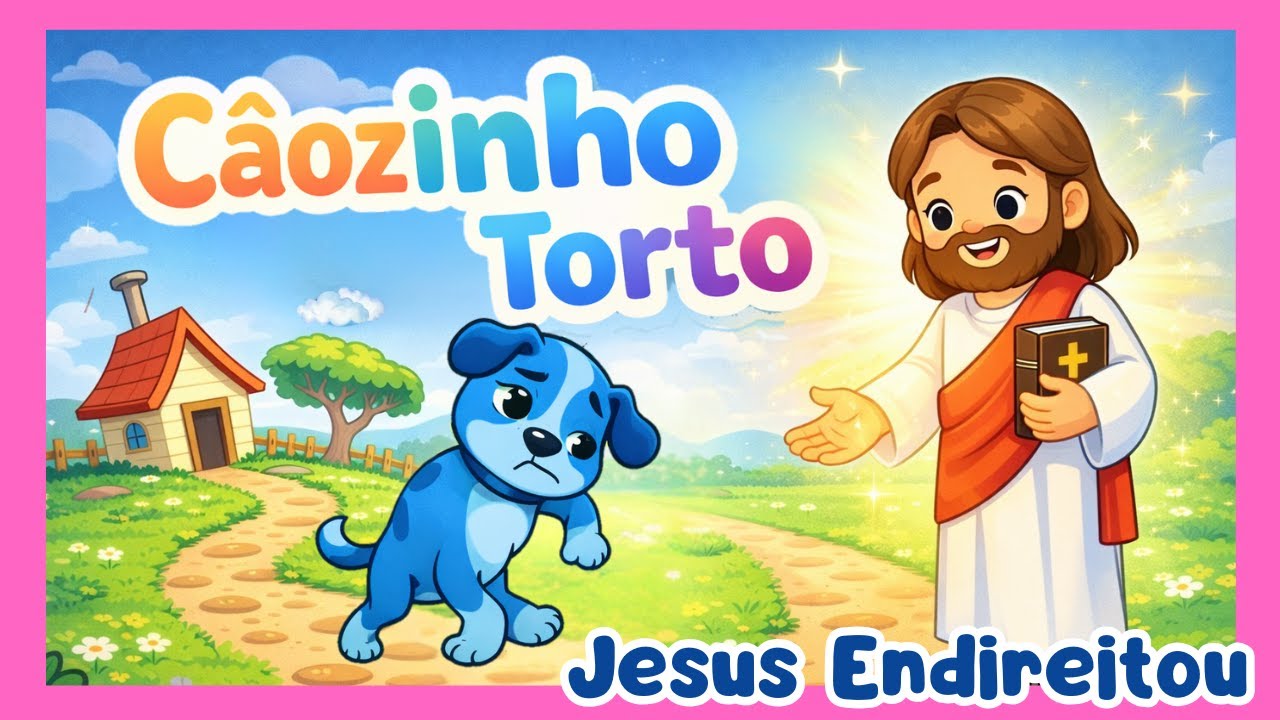 O Cãozinho Torto. Jesus Endireitou. Música Gospel Infantil