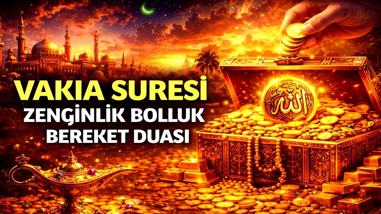 Vakıa Suresi | Rızık, Bereket ve Zenginlik Duası - Bolluk Ayetleri