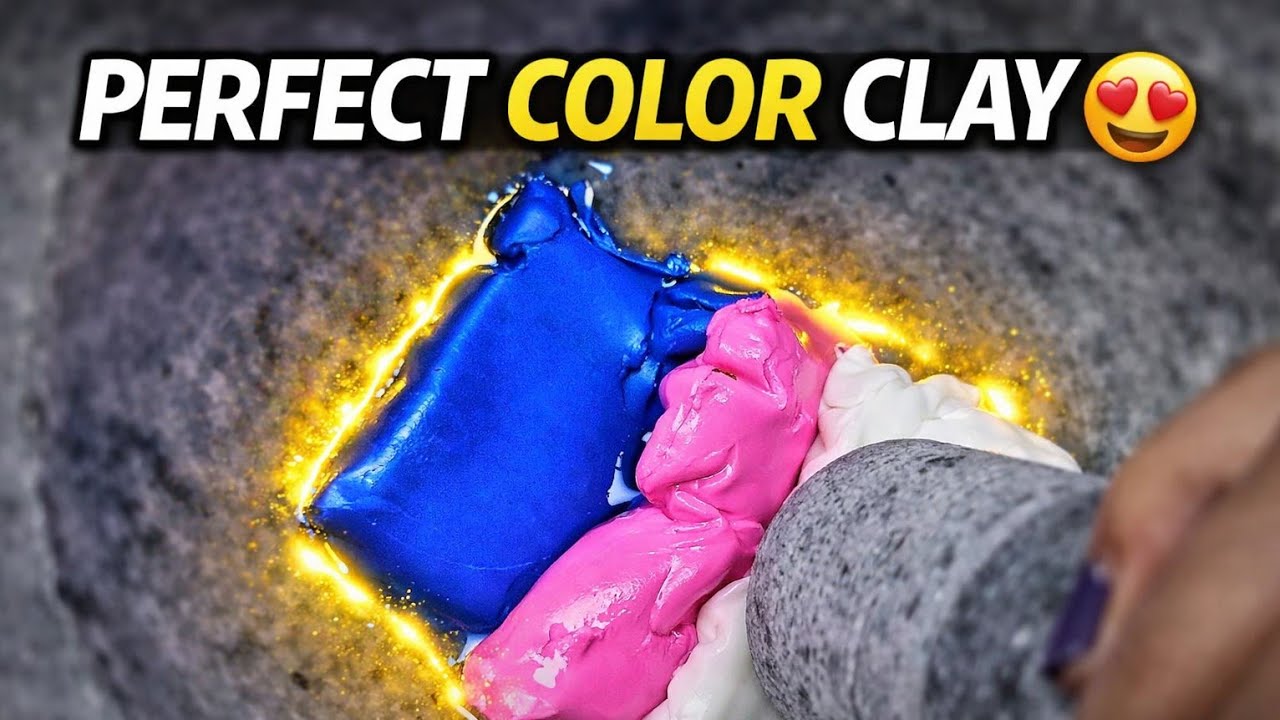 Make SUPER Slime with CLAY Now💆