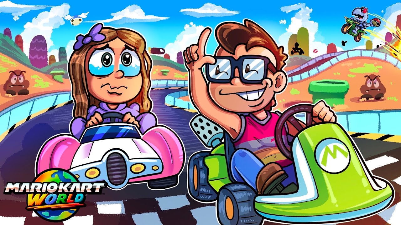 I Had To Humble My Daughter In Mario Kart To Teach Her A Lesson! - Mario Kart World Funny Moments