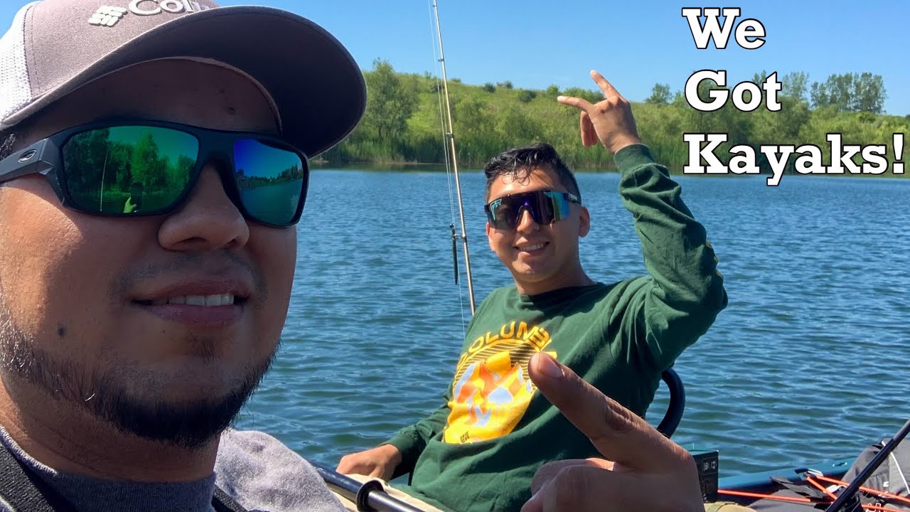Fishin Doodz bought the Kayaks! Lifetime Yukon Angler 116