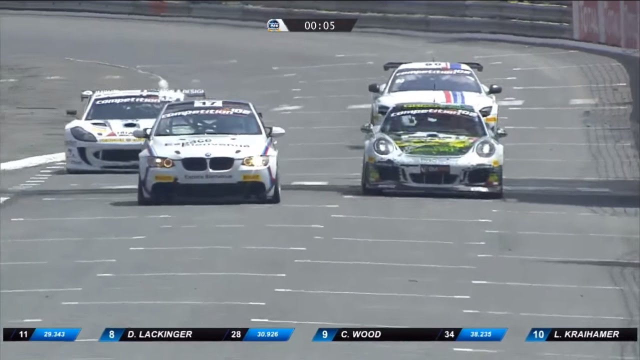 GT4 European Series 2016. Race 2 Circuit de Pau-Ville. Epic Battle for Win