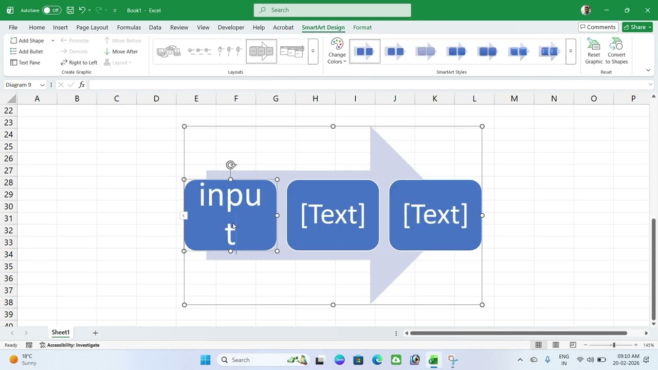 how to insert any icon stock image and smart arts