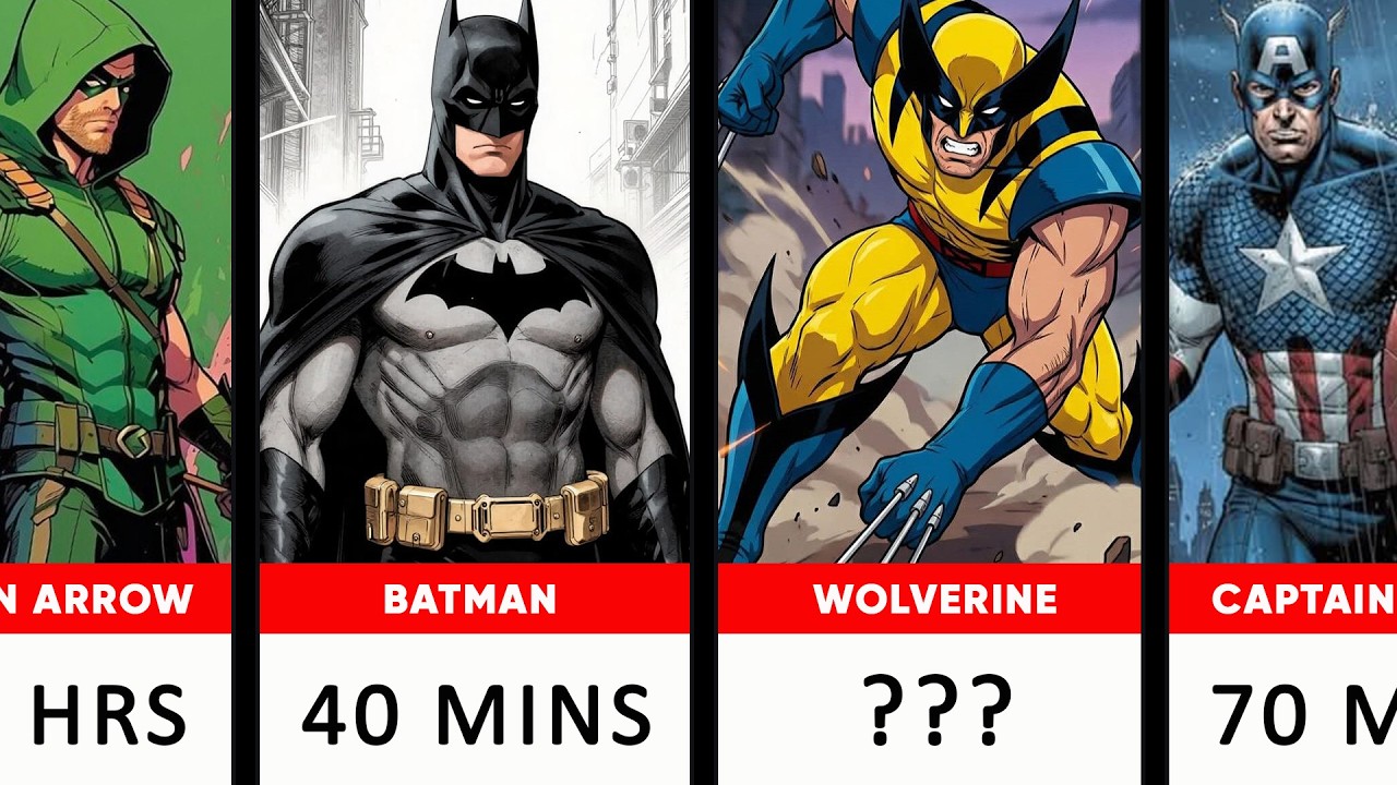 How Fast Can Marvel & DC Street Fighters Defeat 1,000 Elite Soldiers?