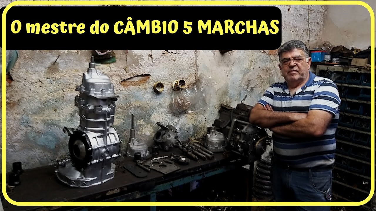 CÂMBIO 5 MARCHAS  FUSCA - MOSCA BRANCA DO ZOIO AZUL