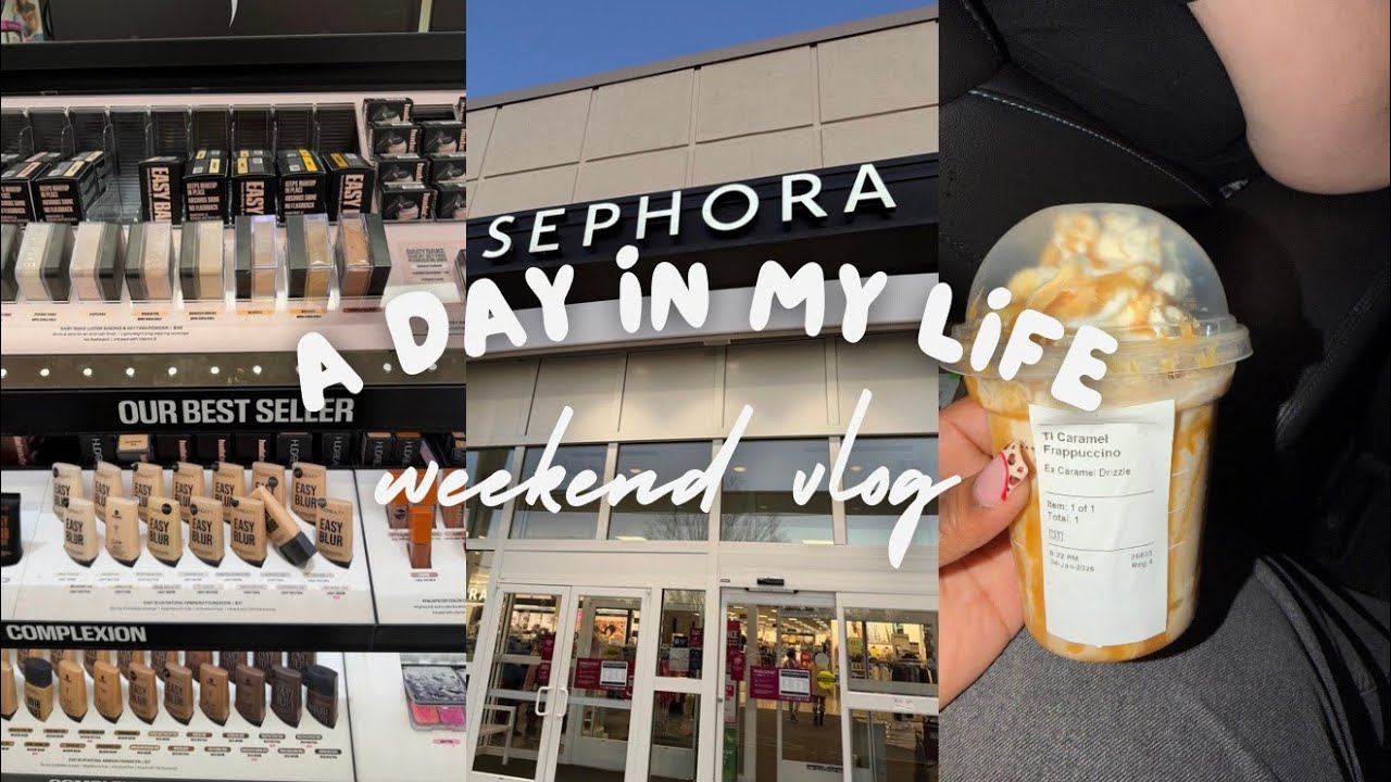 A day in my life | weekend vlog| Ulta ~ Sephora ~ Starbucks ✨🛍️