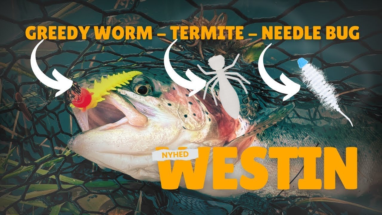 Westin Gummidyr Put and Take - Termite - Greedy Worm - Needle Bug - Kærshovedgård Put & Take Jylland